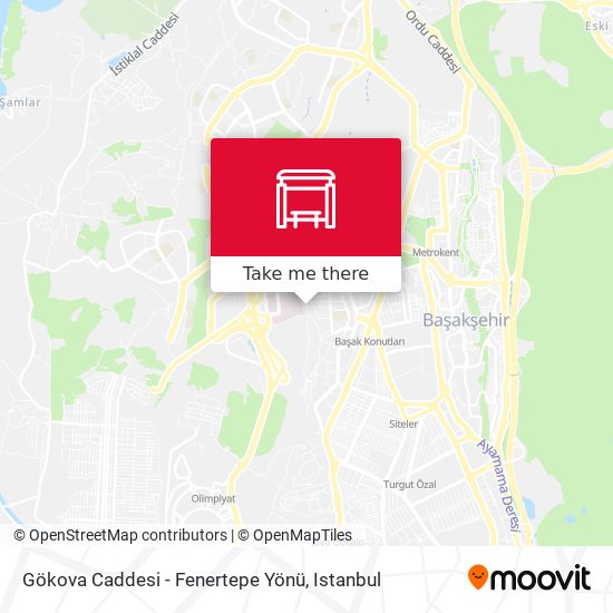 Gökova Caddesi - Fenertepe Yönü map