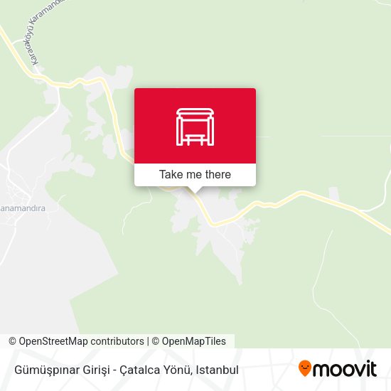 Gümüşpınar Girişi - Çatalca Yönü map