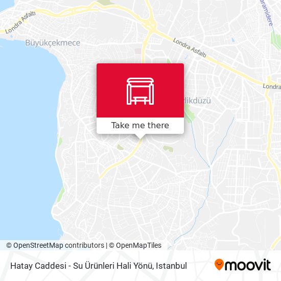 Hatay Caddesi - Su Ürünleri Hali Yönü map