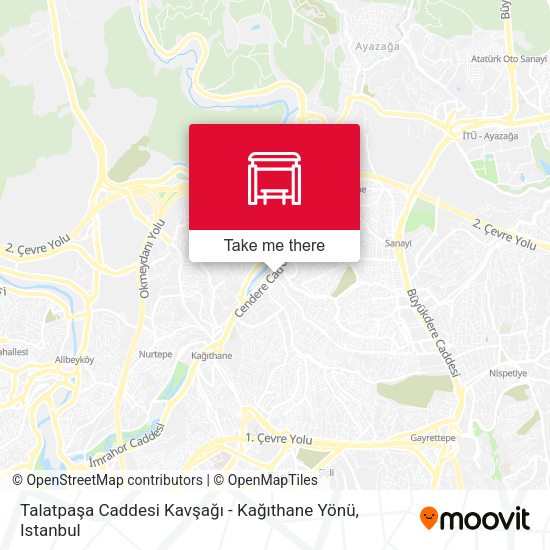 Talatpaşa Caddesi Kavşağı - Kağıthane Yönü map