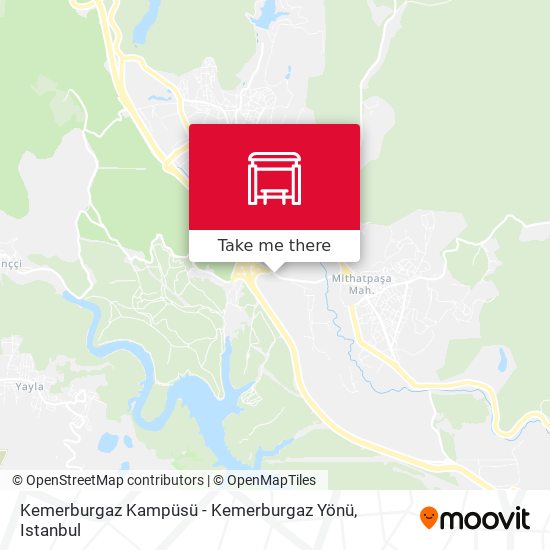 Kemerburgaz Kampüsü - Kemerburgaz Yönü map