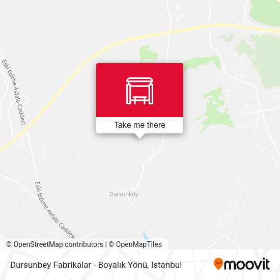 Dursunbey Fabrikalar - Boyalık Yönü map