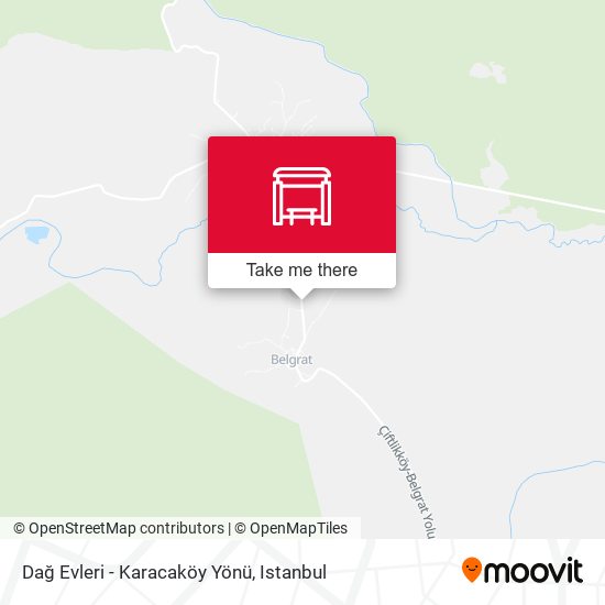 Dağ Evleri - Karacaköy Yönü map