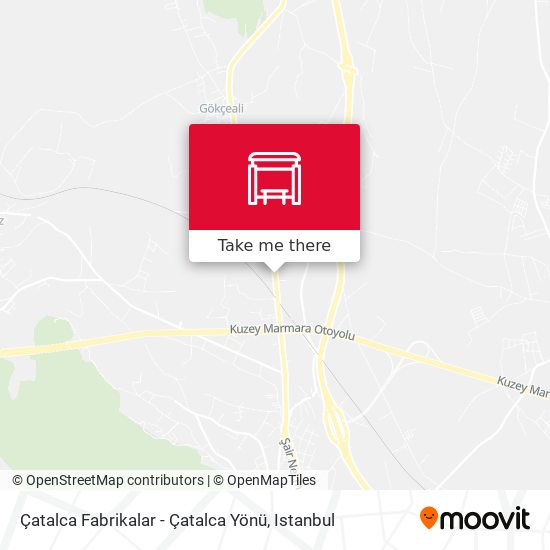 Çatalca Fabrikalar - Çatalca Yönü map