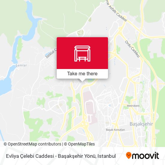 Evliya Çelebi Caddesi - Başakşehir Yönü map