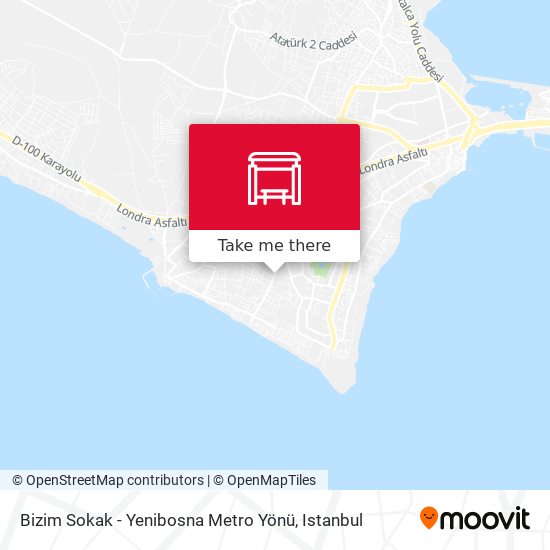 Bizim Sokak - Yenibosna Metro Yönü map
