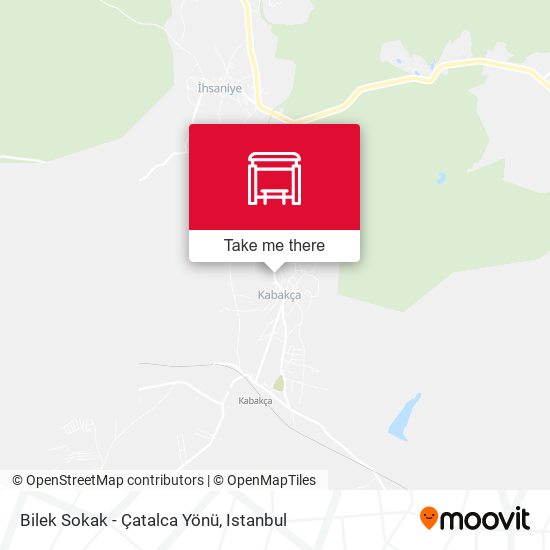 Bilek Sokak - Çatalca Yönü map