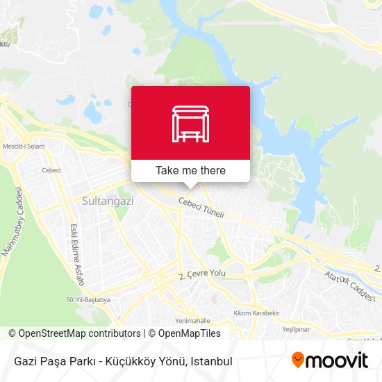 Gazi Paşa Parkı - Küçükköy Yönü map