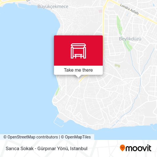 Sarıca Sokak - Gürpınar Yönü map