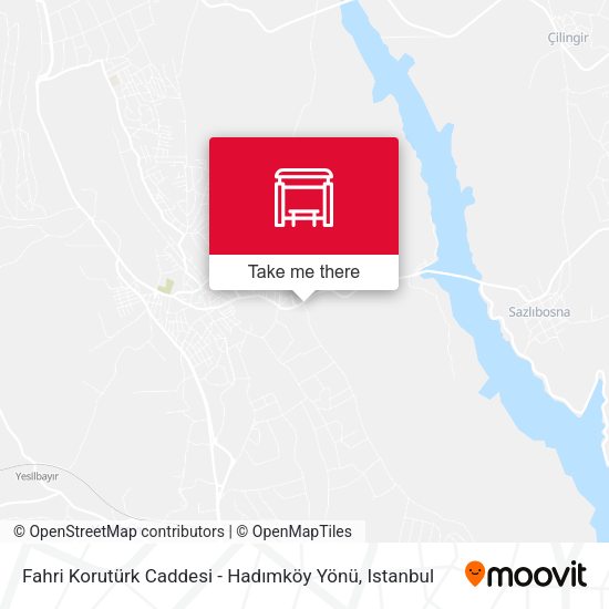 Fahri Korutürk Caddesi - Hadımköy Yönü map