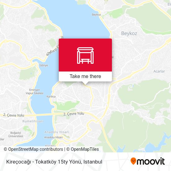 Kireçocağı - Tokatköy 15ty Yönü map