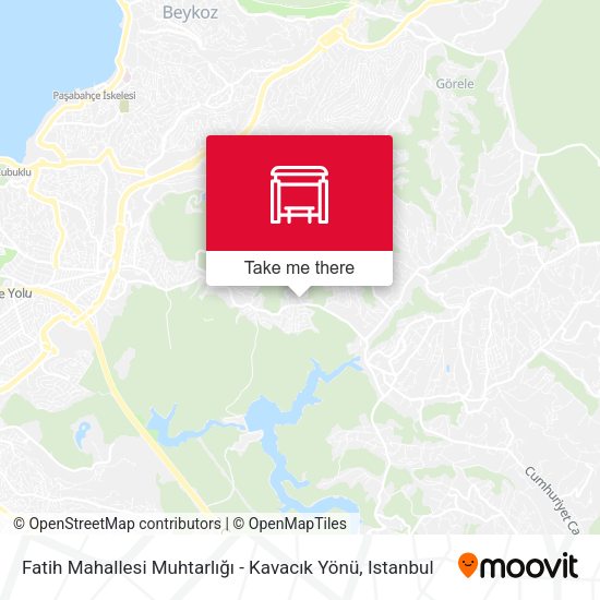 Fatih Mahallesi Muhtarlığı - Kavacık Yönü map