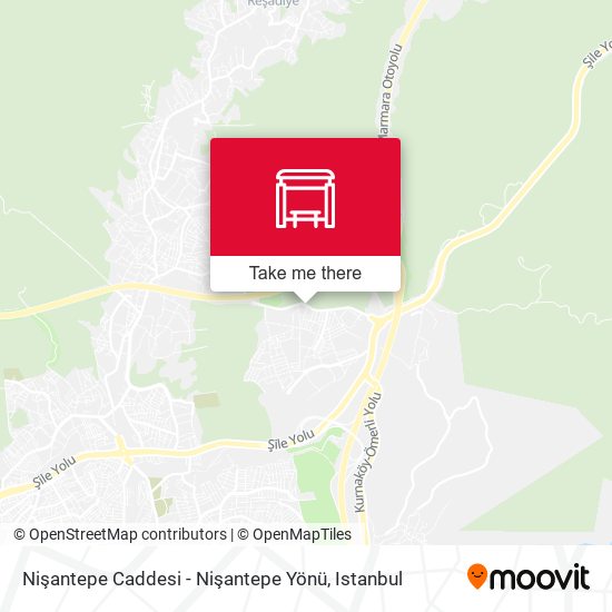 Nişantepe Caddesi - Nişantepe Yönü map