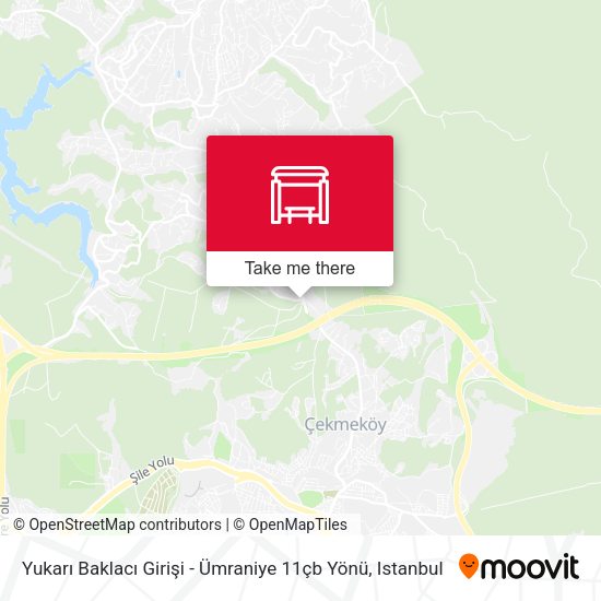 Yukarı Baklacı Girişi - Ümraniye 11çb Yönü map