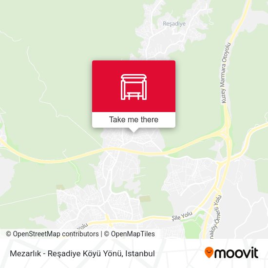 Mezarlık - Reşadiye Köyü Yönü map
