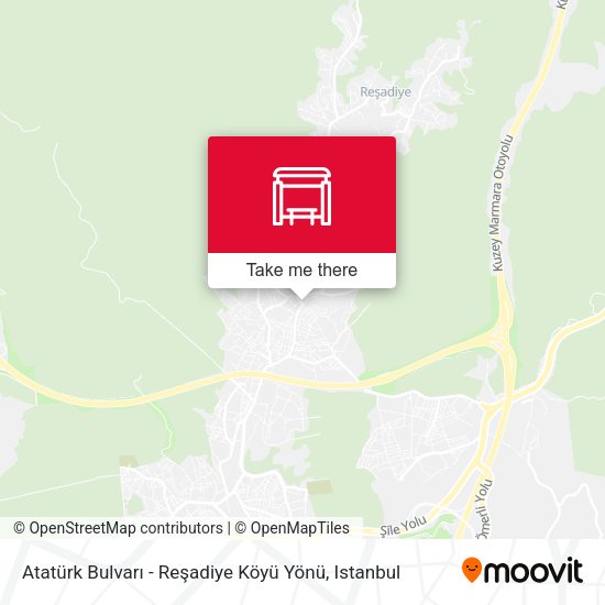 Atatürk Bulvarı - Reşadiye Köyü Yönü map