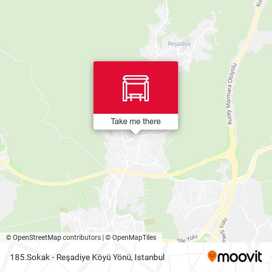 185.Sokak - Reşadiye Köyü Yönü map