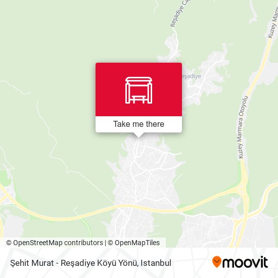 Şehit Murat - Reşadiye Köyü Yönü map