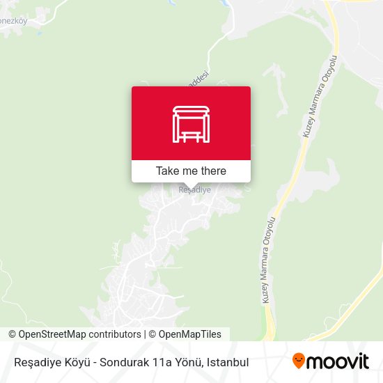 Reşadiye Köyü - Sondurak 11a Yönü map