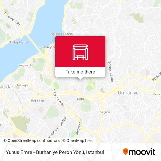 Yunus Emre - Burhaniye Peron Yönü map