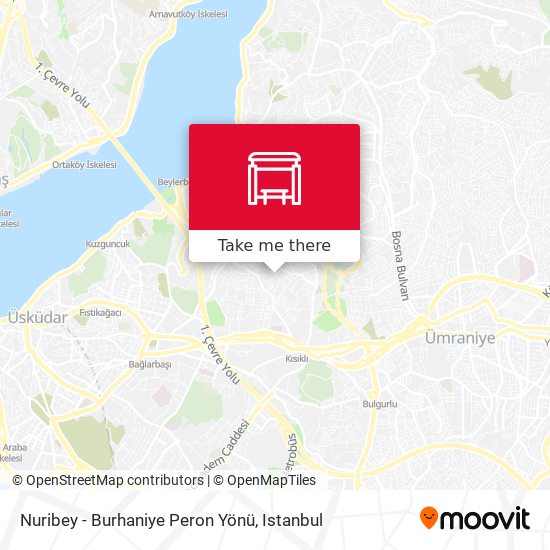 Nuribey - Burhaniye Peron Yönü map