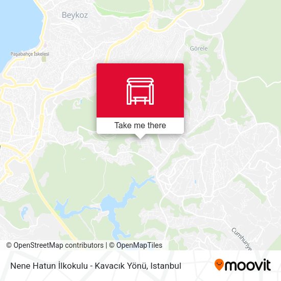 Nene Hatun İlkokulu - Kavacık Yönü map