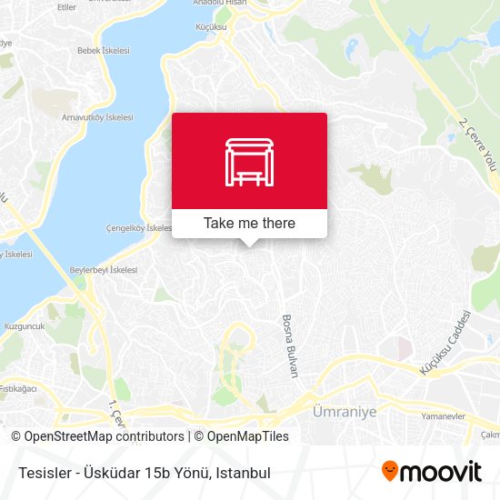 Tesisler - Üsküdar 15b Yönü map