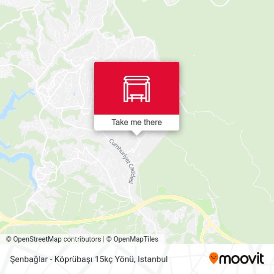 Şenbağlar - Köprübaşı 15kç Yönü map
