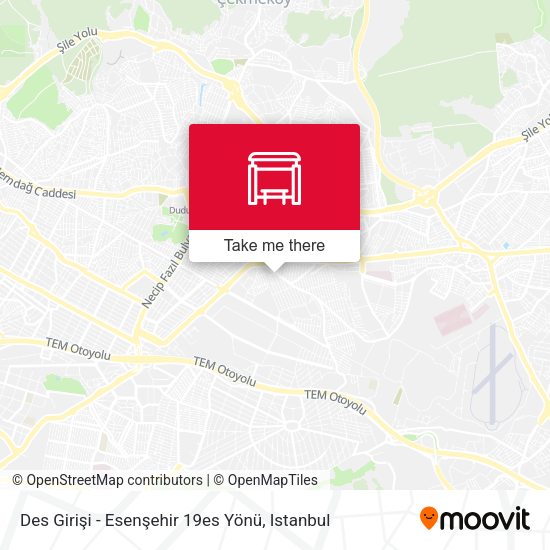 Des Girişi - Esenşehir 19es Yönü map
