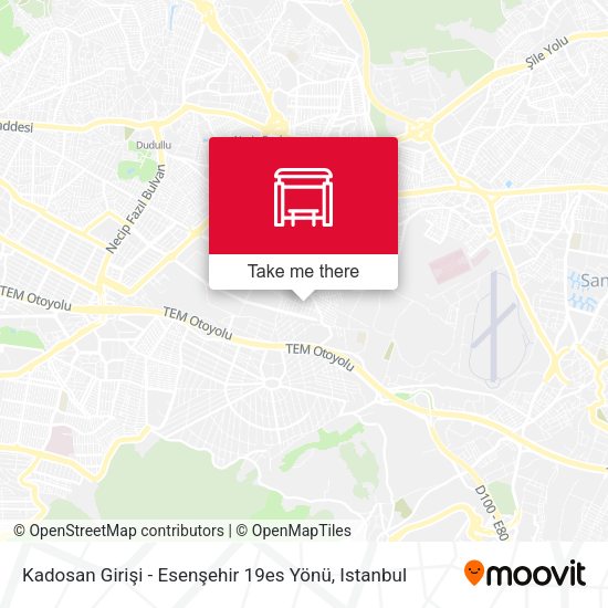 Kadosan Girişi - Esenşehir 19es Yönü map
