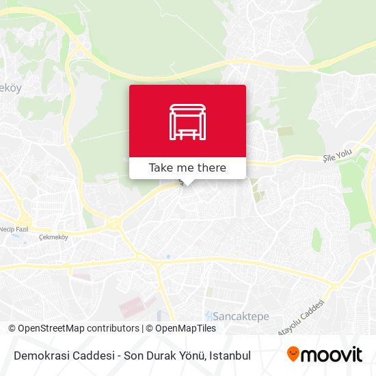 Demokrasi Caddesi - Son Durak Yönü map