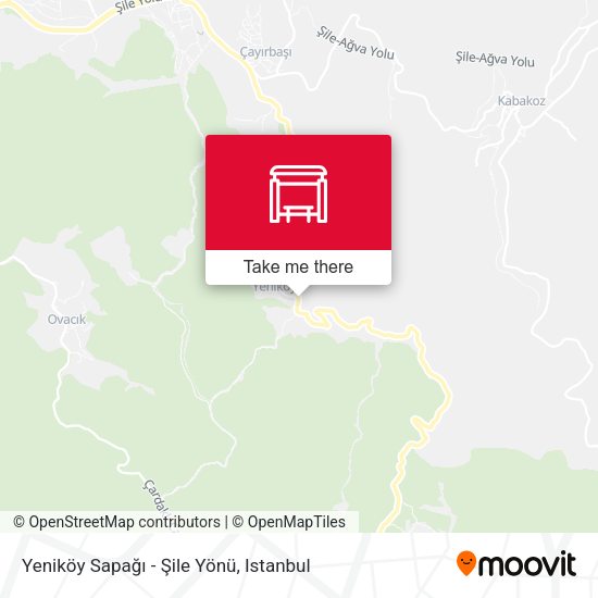 Yeniköy Sapağı - Şile Yönü map