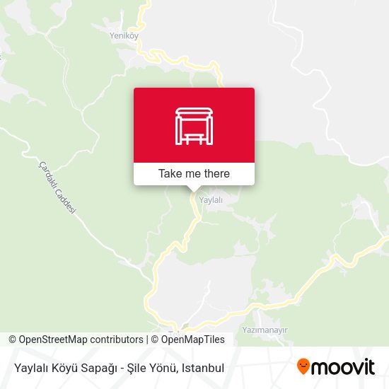 Yaylalı Köyü Sapağı - Şile Yönü map