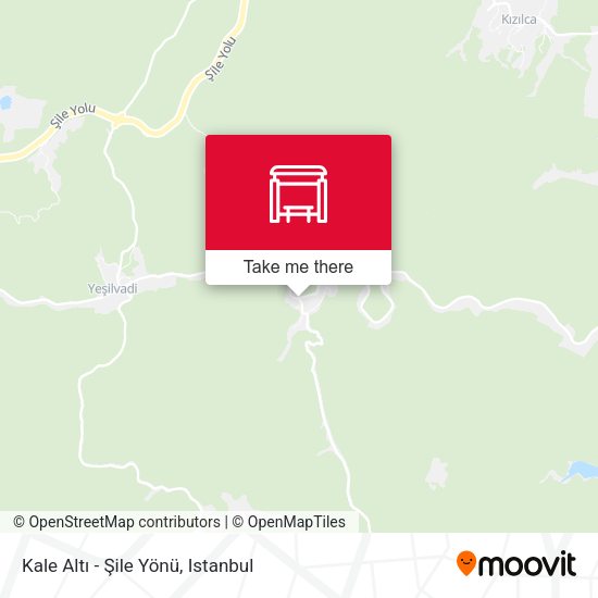 Kale Altı - Şile Yönü map