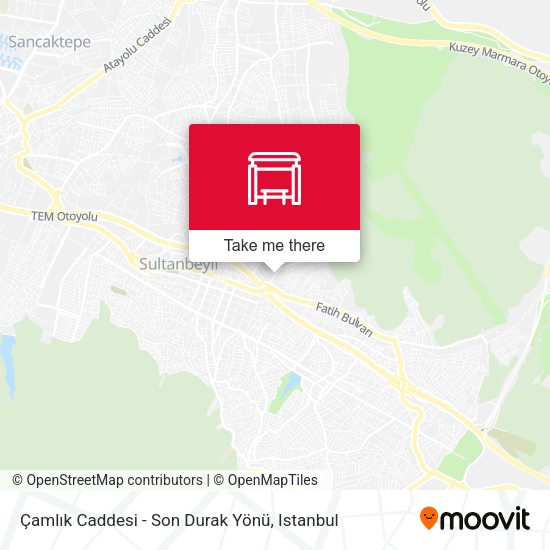Çamlık Caddesi - Son Durak Yönü map