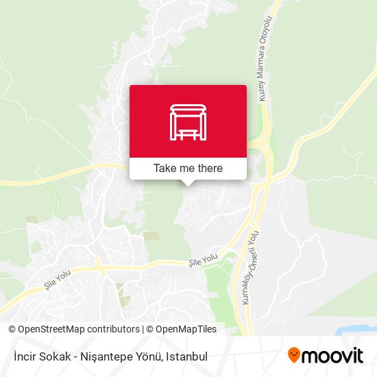 İncir Sokak - Nişantepe Yönü map