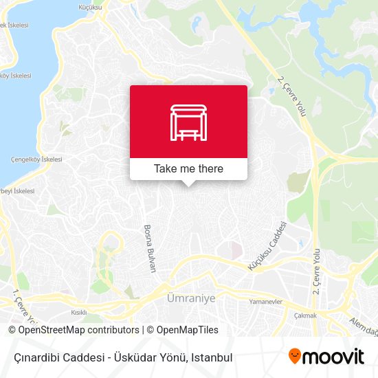 Çınardibi Caddesi - Üsküdar Yönü map