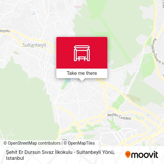 Şehit Er Dursun Sıvaz İlkokulu - Sultanbeyli Yönü map