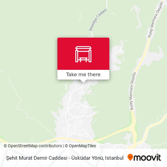 Şehit Murat Demir Caddesi - Üsküdar Yönü map