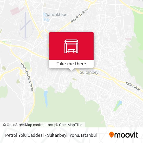 Petrol Yolu Caddesi - Sultanbeyli Yönü map