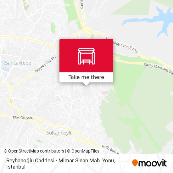 Reyhanoğlu Caddesi - Mimar Sinan Mah. Yönü map