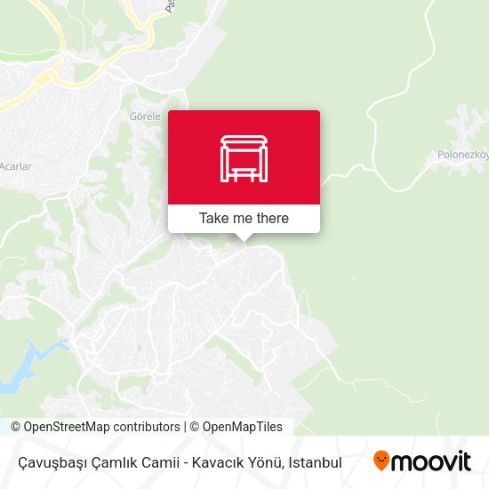 Çavuşbaşı Çamlık Camii - Kavacık Yönü map