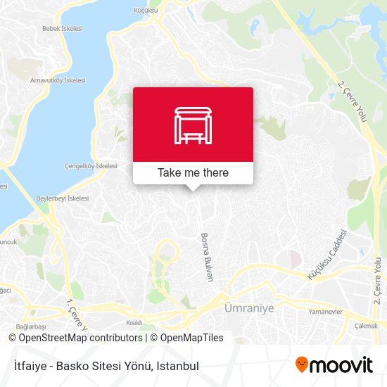 İtfaiye - Basko Sitesi Yönü map
