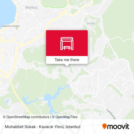 Muhabbet Sokak - Kavacık Yönü map