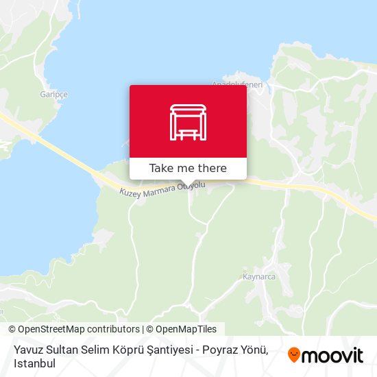 Yavuz Sultan Selim Köprü Şantiyesi - Poyraz Yönü map