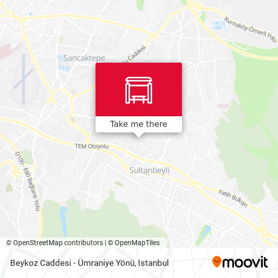 Beykoz Caddesi - Ümraniye Yönü map