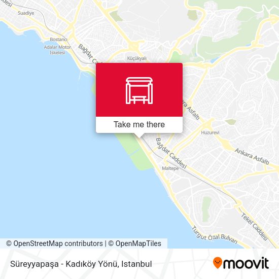 Süreyyapaşa - Kadıköy Yönü map