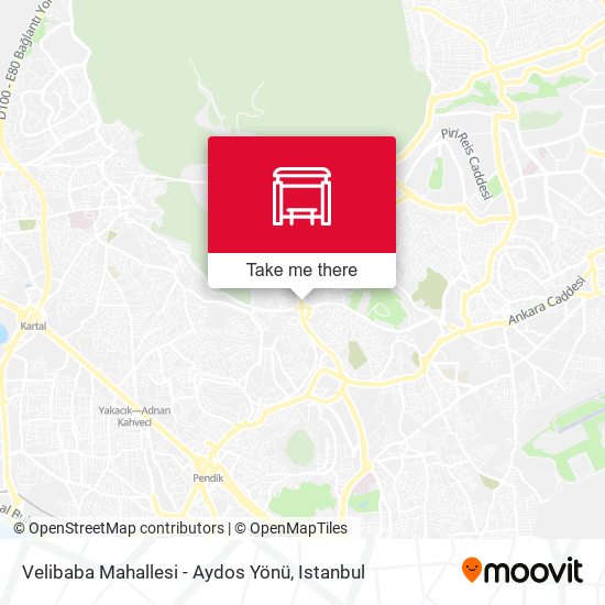 Velibaba Mahallesi - Aydos Yönü map