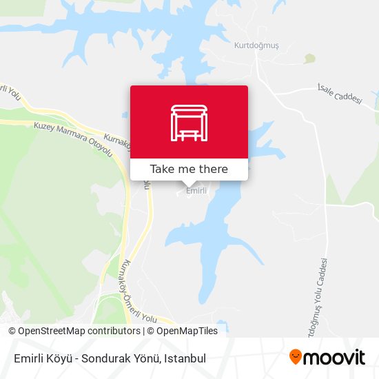 Emirli Köyü - Sondurak Yönü map