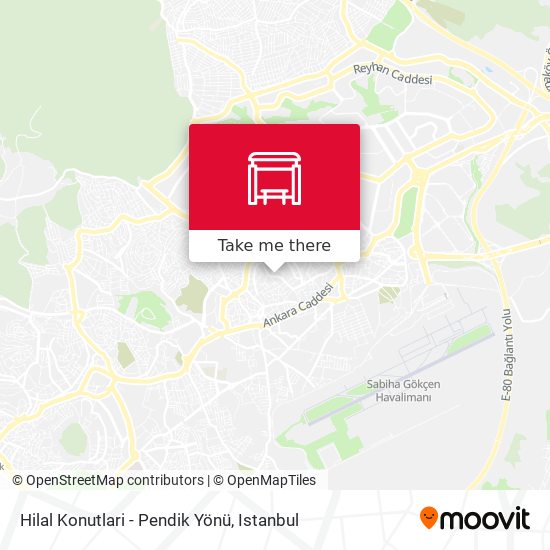 Hilal Konutlari - Pendik Yönü map